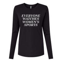 Everyone Watches Women Sports Womens Cotton Relaxed Long Sleeve T-Shirt