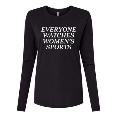 Everyone Watches Women Sports Womens Cotton Relaxed Long Sleeve T-Shirt