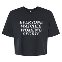 Everyone Watches Women Sports Bella+Canvas Jersey Crop Tee