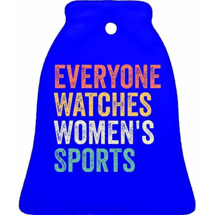 Everyone Watches Wo Sports Ceramic Bell Ornament