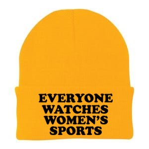 Everyone Watches Women Sports Funny Knit Cap Winter Beanie