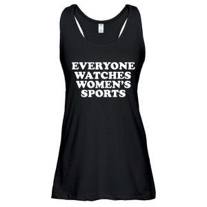 Everyone Watches Women Sports Funny Ladies Essential Flowy Tank