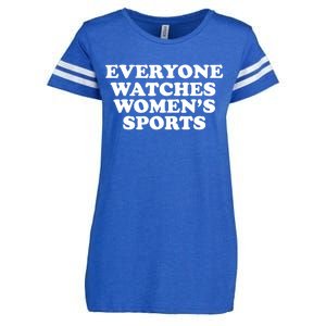 Everyone Watches Women Sports Funny Enza Ladies Jersey Football T-Shirt