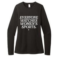 Everyone watches wo's sports Womens CVC Long Sleeve Shirt