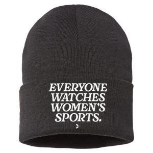 Everyone watches wo's sports Sustainable Knit Beanie