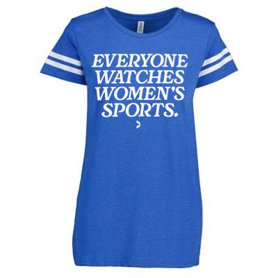 Everyone watches wo's sports Enza Ladies Jersey Football T-Shirt