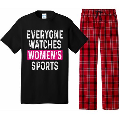 Everyone Watches Women Sports Supports Pajama Set