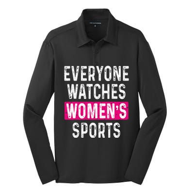 Everyone Watches Women Sports Supports Silk Touch Performance Long Sleeve Polo