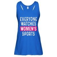 Everyone Watches Women Sports Supports Ladies Essential Flowy Tank