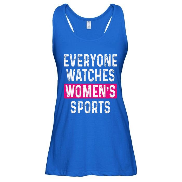 Everyone Watches Women Sports Supports Ladies Essential Flowy Tank