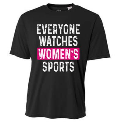 Everyone Watches Women Sports Supports Cooling Performance Crew T-Shirt