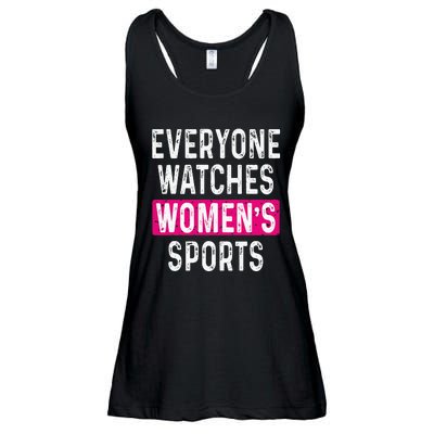 Everyone Watches Women Sports Supports Ladies Essential Flowy Tank