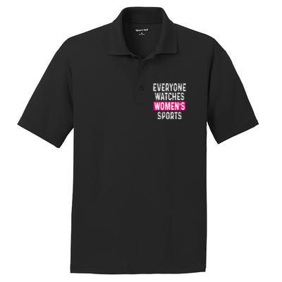 Everyone Watches Women Sports Supports PosiCharge RacerMesh Polo