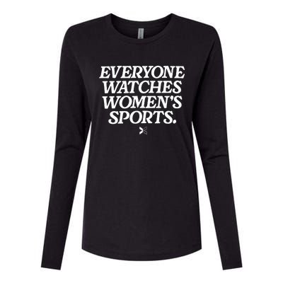 Everyone Watches Women Sports Womens Cotton Relaxed Long Sleeve T-Shirt