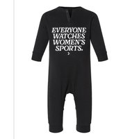 Everyone Watches Women Sports Infant Fleece One Piece