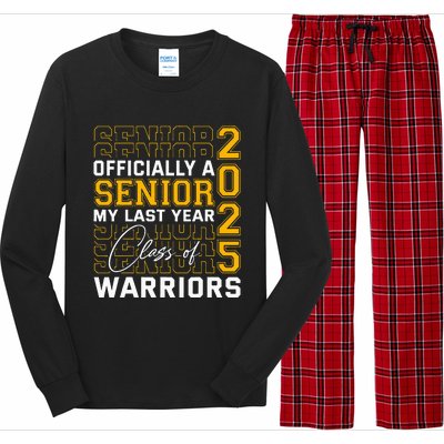 Eastern Wayne Warriors Officially A Senior Long Sleeve Pajama Set