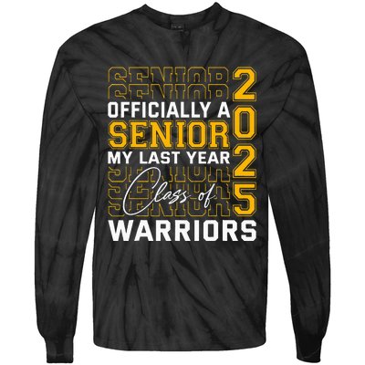 Eastern Wayne Warriors Officially A Senior Tie-Dye Long Sleeve Shirt