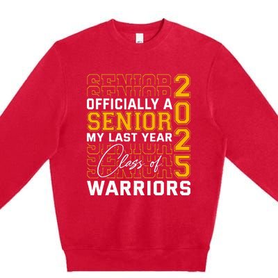 Eastern Wayne Warriors Officially A Senior Premium Crewneck Sweatshirt