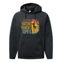 Everyone Watches Women Sports Basketball Performance Fleece Hoodie