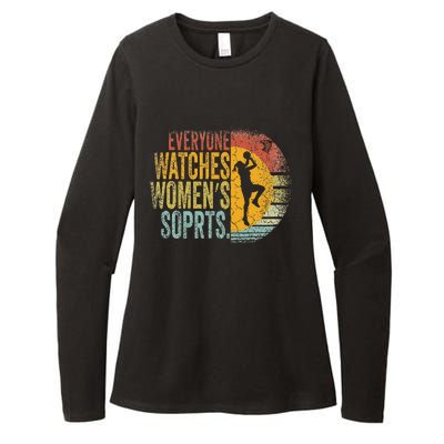 Everyone Watches Women Sports Basketball Womens CVC Long Sleeve Shirt