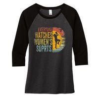 Everyone Watches Women Sports Basketball Women's Tri-Blend 3/4-Sleeve Raglan Shirt