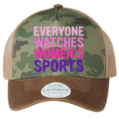 Everyone Watches Women Sports Support Legacy Tie Dye Trucker Hat