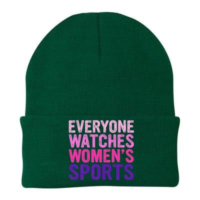 Everyone Watches Women Sports Support Knit Cap Winter Beanie