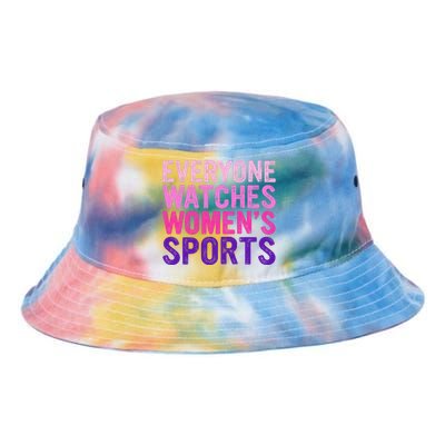 Everyone Watches Women Sports Support Tie Dye Newport Bucket Hat