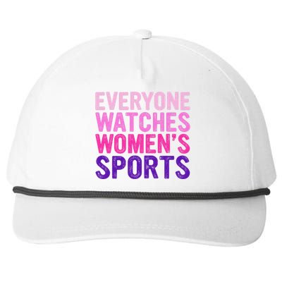 Everyone Watches Women Sports Support Snapback Five-Panel Rope Hat