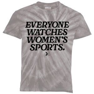 Everyone Watches Women Sports Kids Tie-Dye T-Shirt