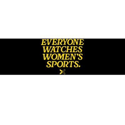 Everyone Watches Womens Sports Bumper Sticker