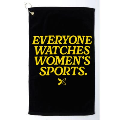 Everyone Watches Womens Sports Platinum Collection Golf Towel