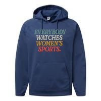 Everybody Watches Wo Sports Performance Fleece Hoodie