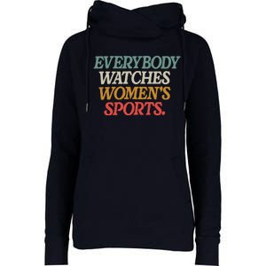 Everybody Watches Wo Sports Womens Funnel Neck Pullover Hood