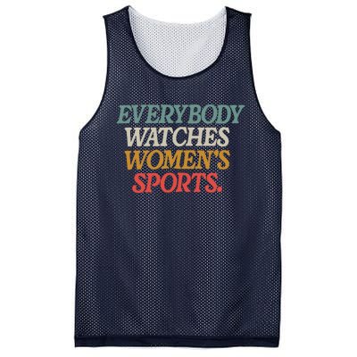 Everybody Watches Wo Sports Mesh Reversible Basketball Jersey Tank