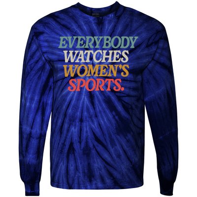 Everybody Watches Wo Sports Tie-Dye Long Sleeve Shirt