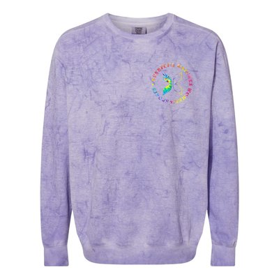 Everyone Watches Women Sports Colorblast Crewneck Sweatshirt