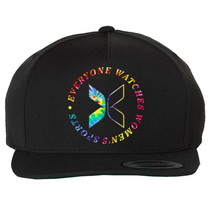 Everyone Watches Women Sports Wool Snapback Cap