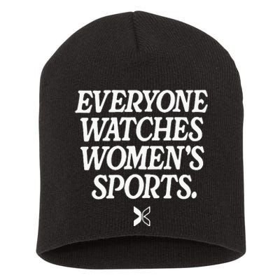 Everyone Watches Women Sports Short Acrylic Beanie