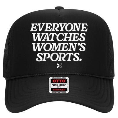 Everyone Watches Women S Sports High Crown Mesh Back Trucker Hat