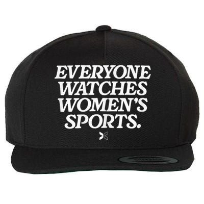 Everyone Watches Women S Sports Wool Snapback Cap