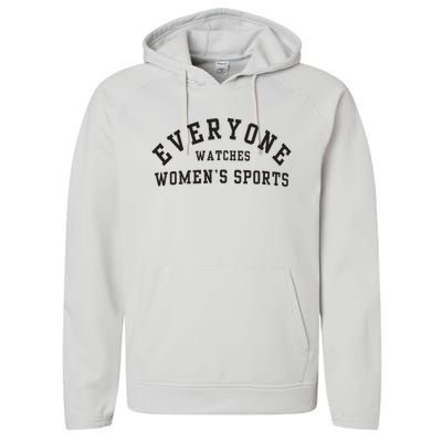 Everyone Watches Women Sports Performance Fleece Hoodie