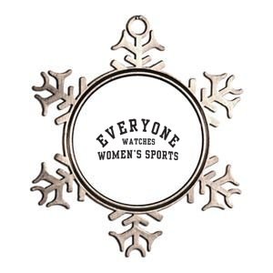 Everyone Watches Women Sports Metallic Star Ornament