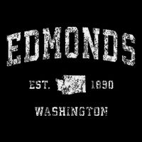 Edmonds Washington Wa Vintage Athletic Sports Design Hoodie
