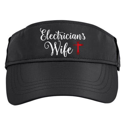 Electricians Wife who loves Funny Electrician Husband Adult Drive Performance Visor