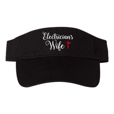 Electricians Wife who loves Funny Electrician Husband Valucap Bio-Washed Visor