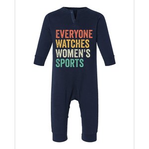 Everyone Watches Women Sports Infant Fleece One Piece