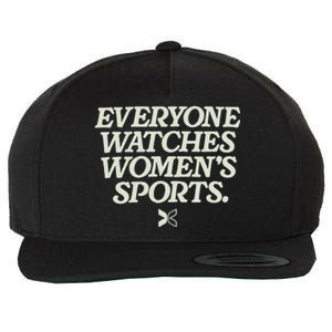 Everyone Watches Women Sports Wool Snapback Cap