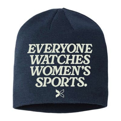 Everyone Watches Women Sports Sustainable Beanie