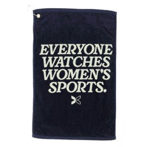 Everyone Watches Women Sports Platinum Collection Golf Towel